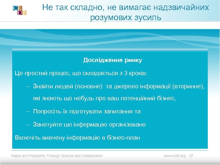 Не так складно, не вимагає надзвичайних розумових зусиль Дослідження ринку Це простий процес, що