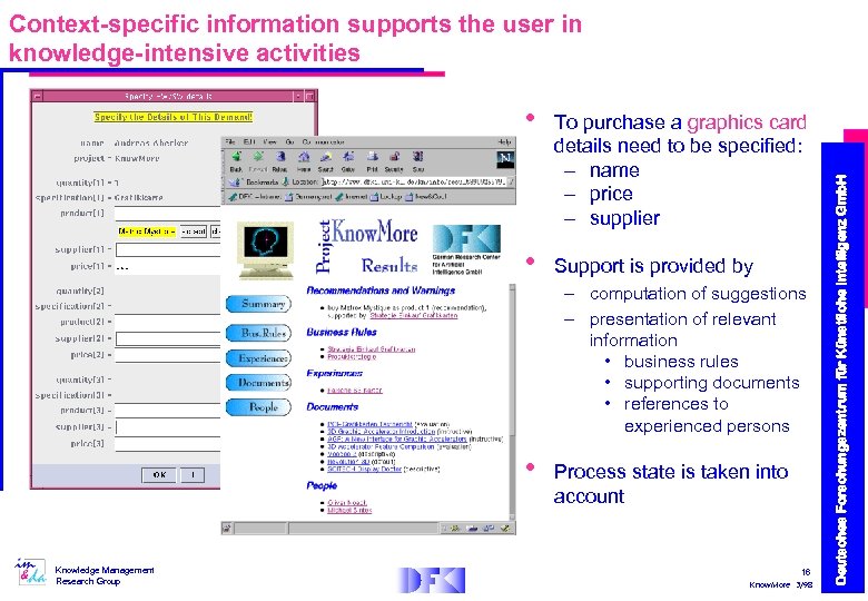  • • To purchase a graphics card details need to be specified: –