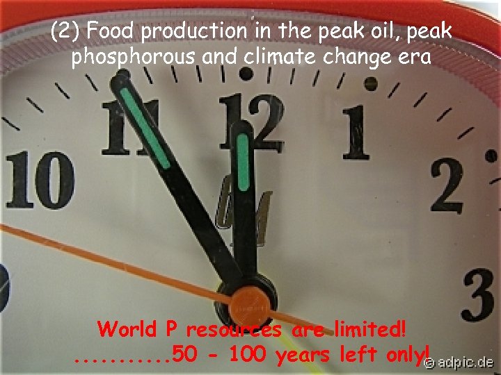 Eco. Region Partner Conference, Asker (Norway) 24 -26 May 2011 (2) Food production in