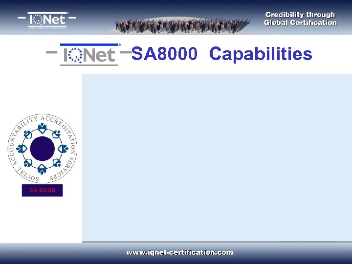 SA 8000 Capabilities 