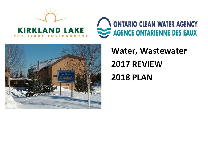  Water, Wastewater 2017 REVIEW 2018 PLAN 