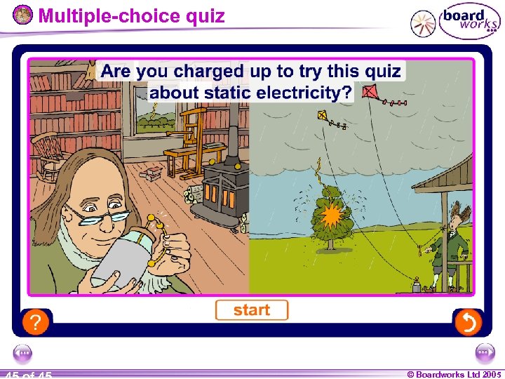 Multiple-choice quiz © Boardworks Ltd 2005 