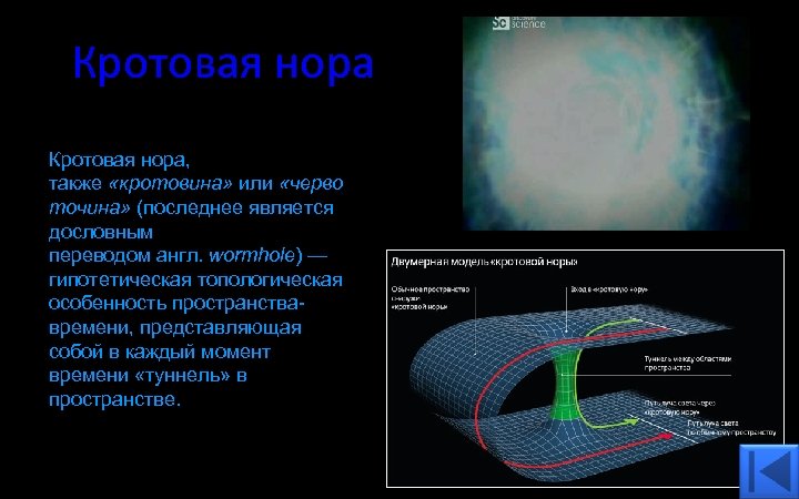 Презентация на тему кротовые норы в космосе