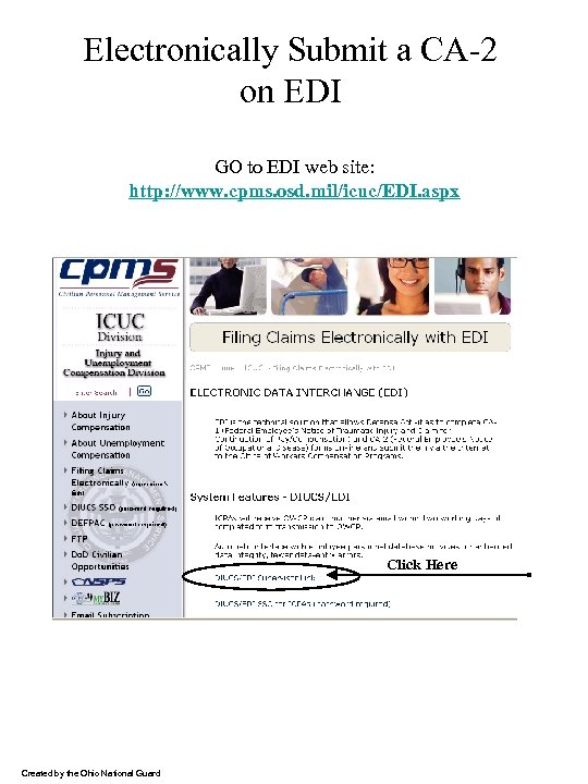 Electronically Submit a CA-2 on EDI GO to EDI web site: http: //www. cpms.