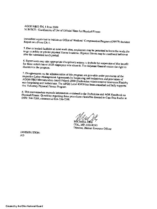 Created by the Ohio National Guard 