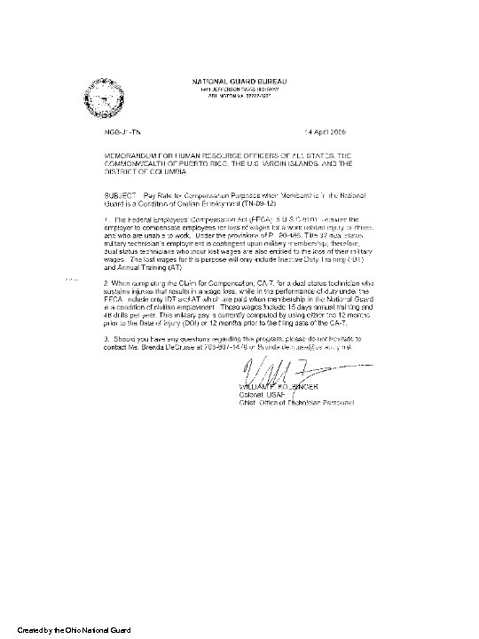 Created by the Ohio National Guard 