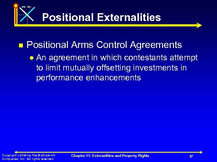 MB MC Positional Externalities n Positional Arms Control Agreements l An agreement in which