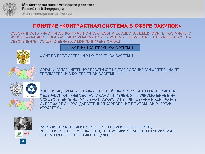 ПОНЯТИЕ «КОНТРАКТНАЯ СИСТЕМА В СФЕРЕ ЗАКУПОК» СОВОКУПНОСТЬ УЧАСТНИКОВ КОНТРАКТНОЙ СИСТЕМЫ И ОСУЩЕСТВЛЯЕМЫХ ИМИ, В