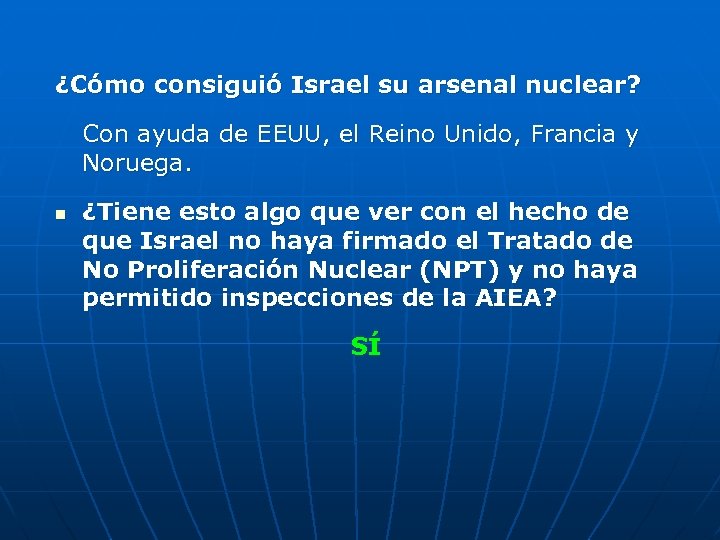 ¿Cómo consiguió Israel su arsenal nuclear? Con ayuda de EEUU, el Reino Unido, Francia