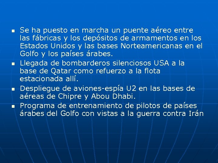 n n Se ha puesto en marcha un puente aéreo entre las fábricas y