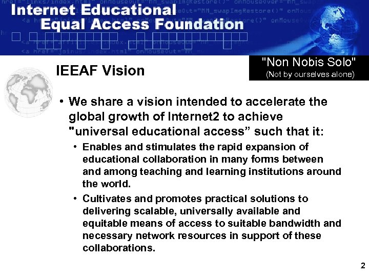 IEEAF Vision 