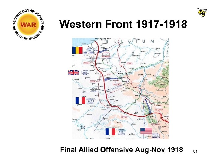 Western Front 1917 -1918 Final Allied Offensive Aug-Nov 1918 61 