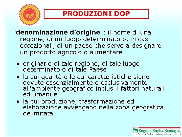 PRODUZIONI DOP 