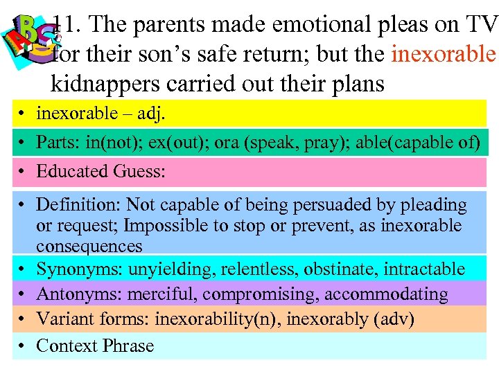 11. The parents made emotional pleas on TV for their son’s safe return; but