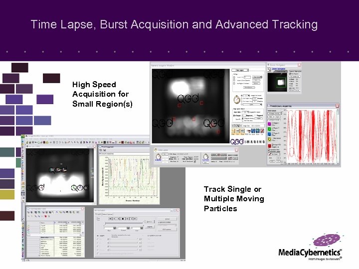 Time Lapse, Burst Acquisition and Advanced Tracking High Speed Acquisition for Small Region(s) Track