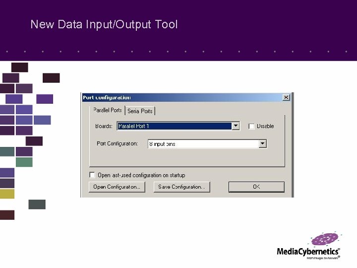 New Data Input/Output Tool 