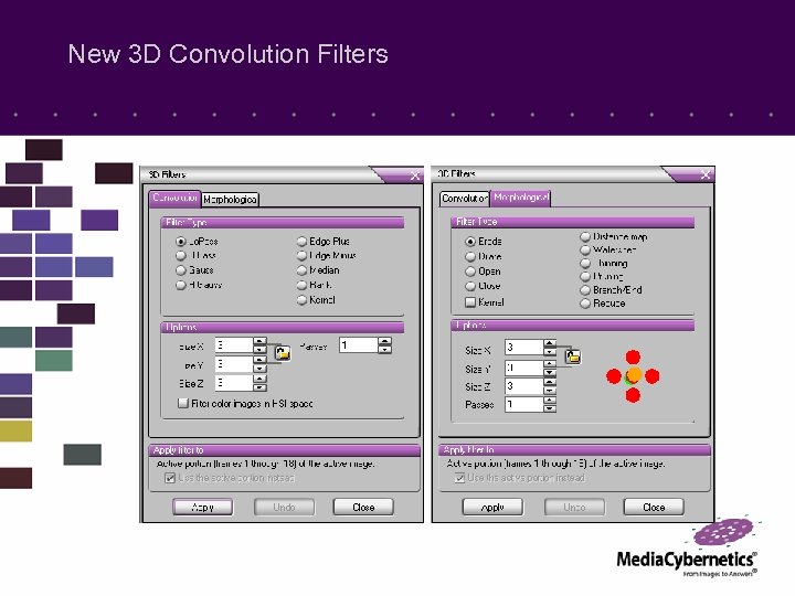 New 3 D Convolution Filters 