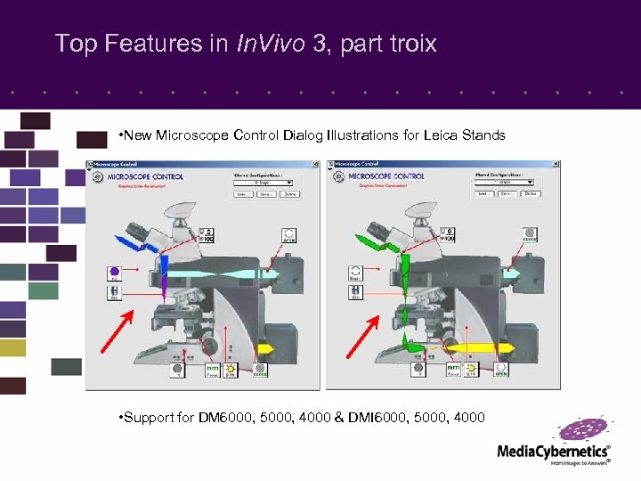 Top Features in In. Vivo 3, part troix • New Microscope Control Dialog Illustrations