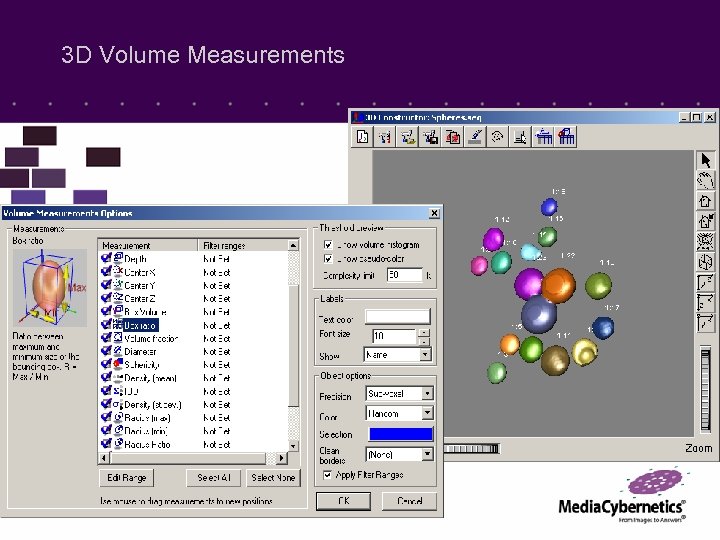 3 D Volume Measurements 