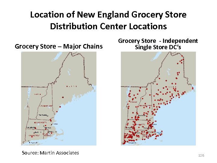 Location of New England Grocery Store Distribution Center Locations Grocery Store – Major Chains