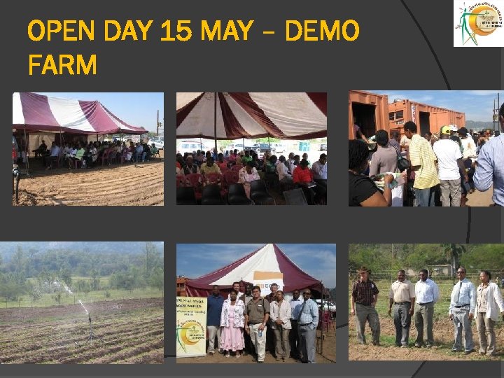 OPEN DAY 15 MAY – DEMO FARM 