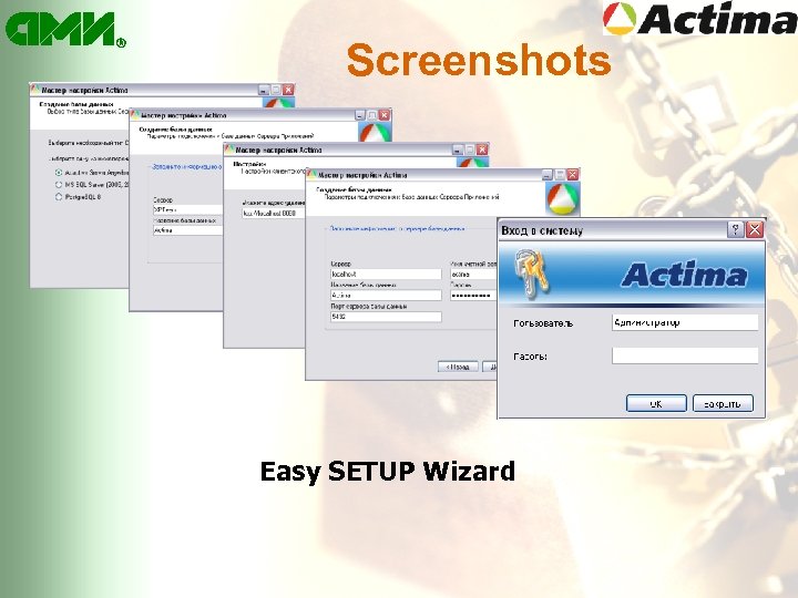 Screenshots Easy SETUP Wizard 