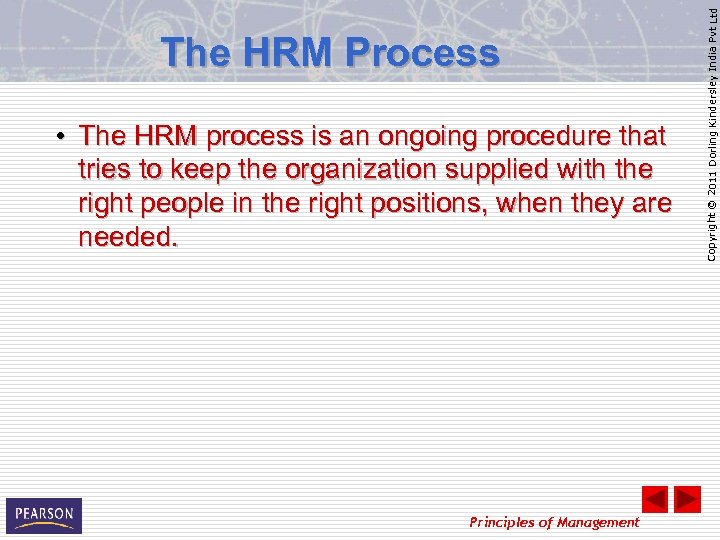  • The HRM process is an ongoing procedure that tries to keep the