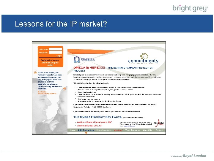 Lessons for the IP market? 