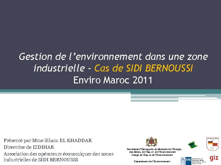 Gestion De L Environnement Dans Une Zone Industrielle