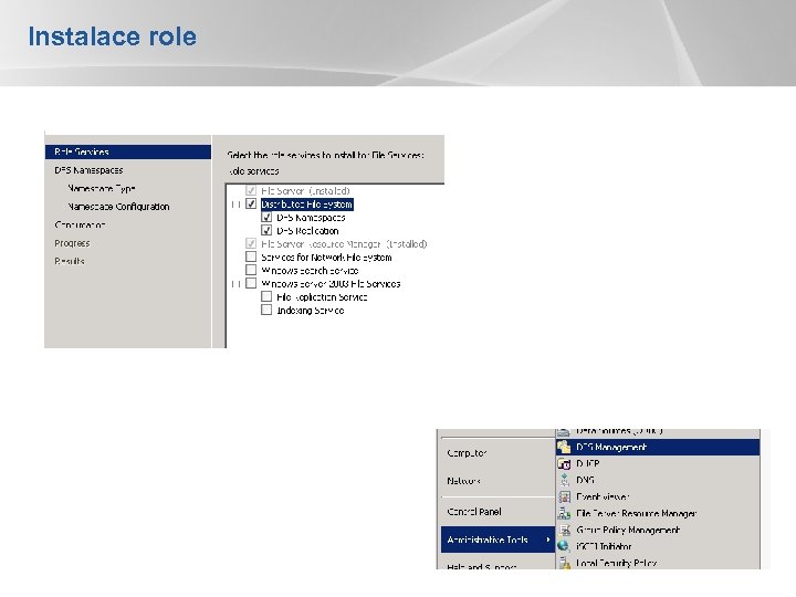 Instalace role YOUR LOGO 