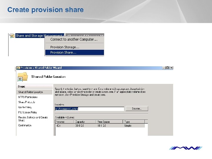 Create provision share YOUR LOGO 