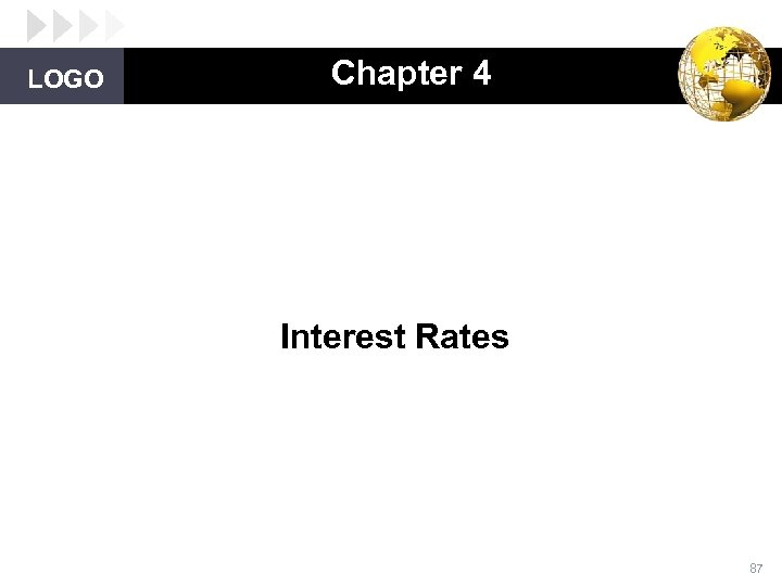 LOGO Chapter 4 Interest Rates 87 