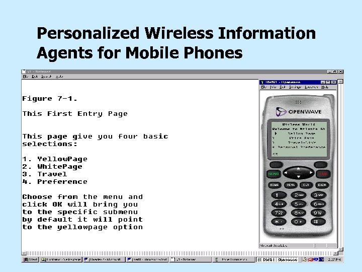 Personalized Wireless Information Agents for Mobile Phones 