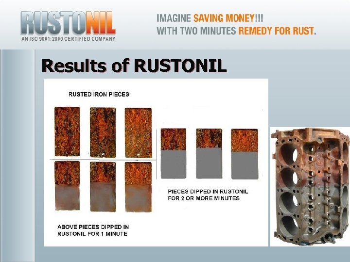 Results of RUSTONIL 8 www. rustonil. co. in For any query, please contact at: