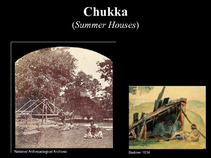 Chukka (Summer Houses) National Anthropological Archives Bodmer 1834 