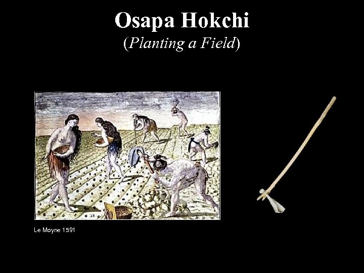 Osapa Hokchi (Planting a Field) Le Moyne 1591 