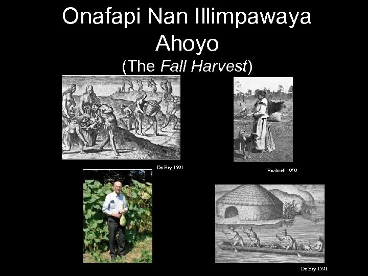 Onafapi Nan Illimpawaya Ahoyo (The Fall Harvest) De Bry 1591 Bushnell 1909 De Bry