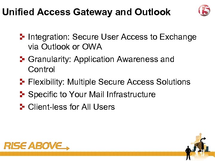 36 Unified Access Gateway and Outlook Integration: Secure User Access to Exchange via Outlook