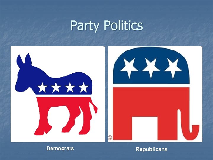Party Politics Democrats Republicans 