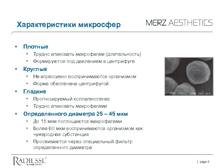 Характеристики микросфер • Плотные • • • Круглые • • • Не агрессивно воспринимаются