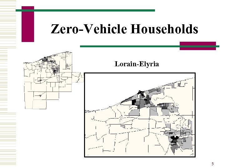 Zero-Vehicle Households Lorain-Elyria 5 