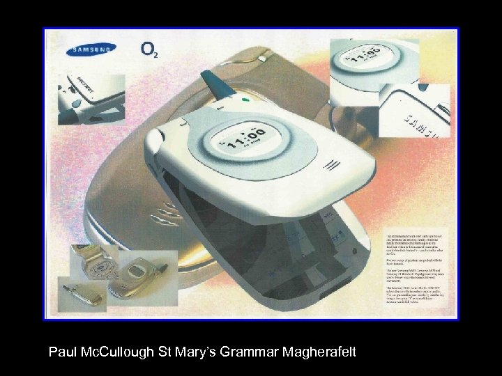 Paul Mc. Cullough St Mary’s Grammar Magherafelt 