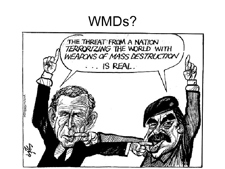 WMDs? 