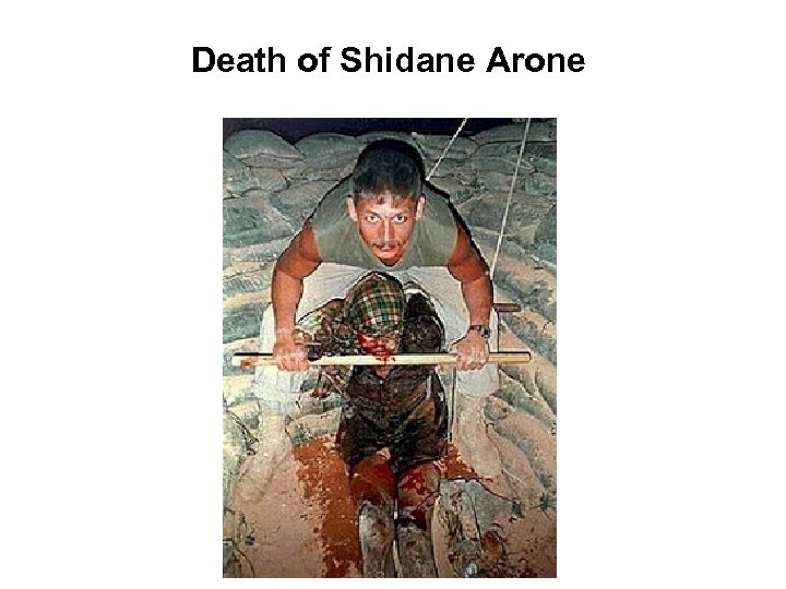 Death of Shidane Arone 