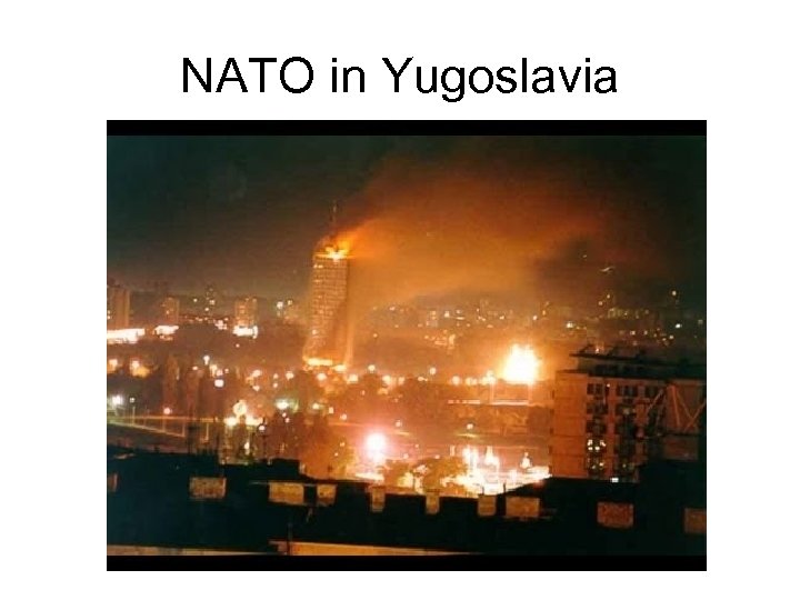 NATO in Yugoslavia 