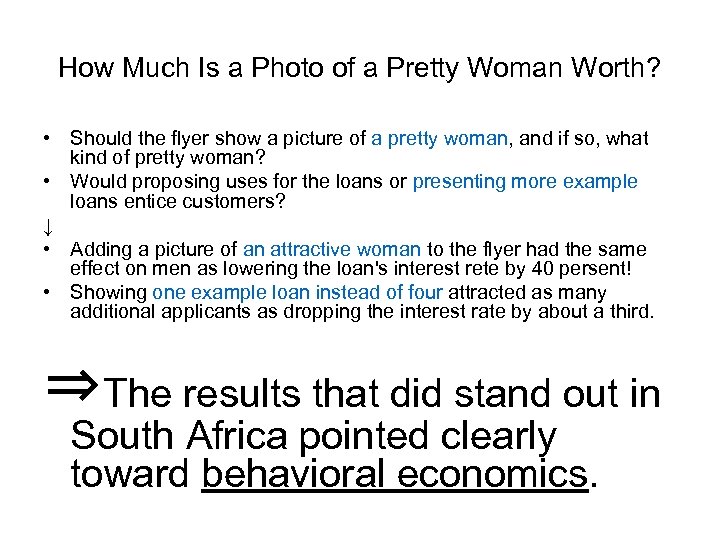 How Much Is a Photo of a Pretty Woman Worth? • Should the flyer
