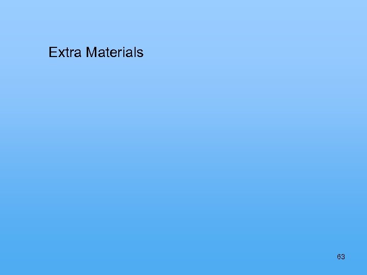 Extra Materials 63 