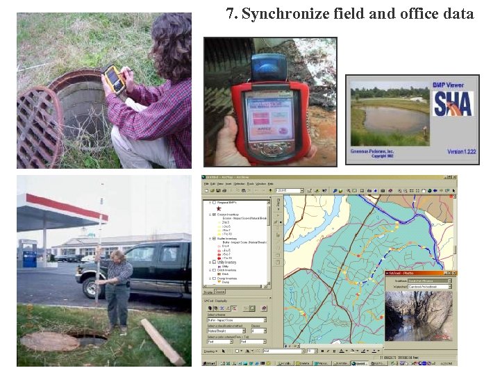 7. Synchronize field and office data 