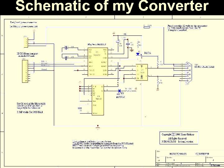 Schematic of my Converter 