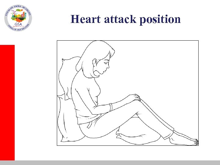 Heart attack position 